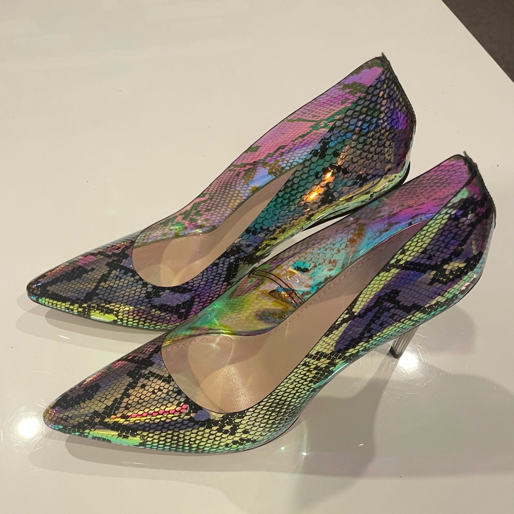 Snakeskin Heels